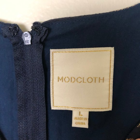 MODCLOTH Truly You Short Sleeve Dress - L - Picture 6 of 10